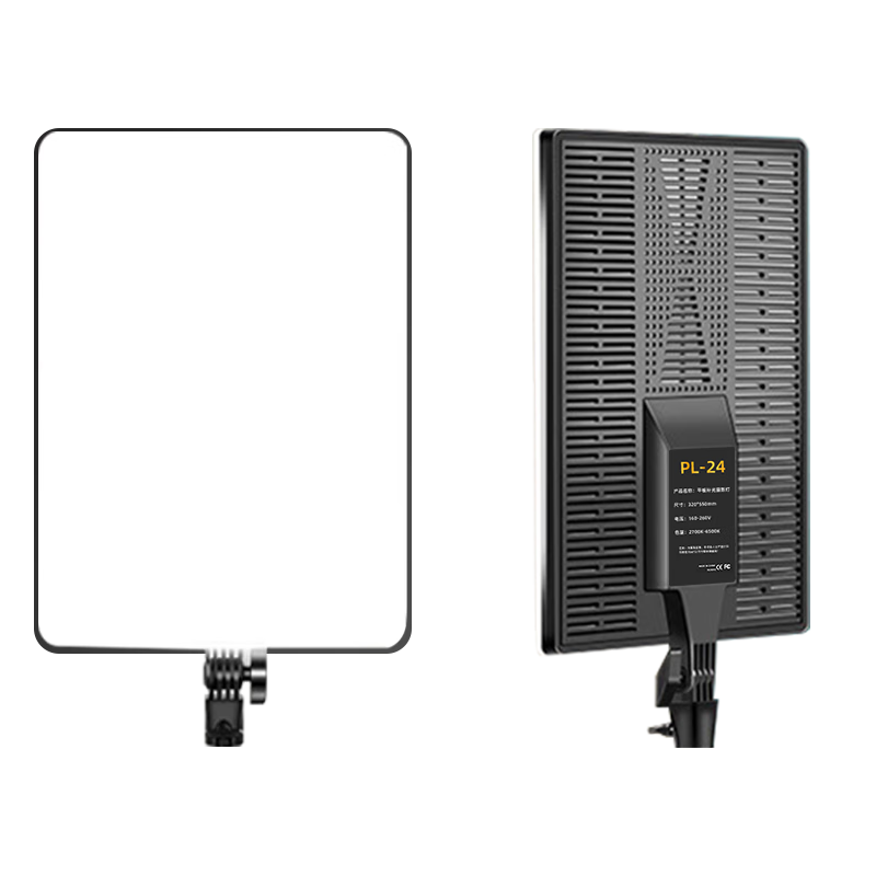 LATZZ 80W Live Streaming Fill Light, Flat Photography Light, LED Host Beauty Light, Professional Indoor Studio Desktop Food Video Soft Light, Face Light