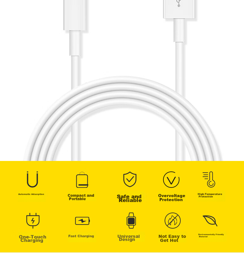 Watchbond Compatible Charging Cable And Charger for Huawei Watch GT6, Suitable for GT5/5pro/4/3/2/buds/watch4/3/2pro/Runner/cyber, Magnetic Fast Charging Dock 2