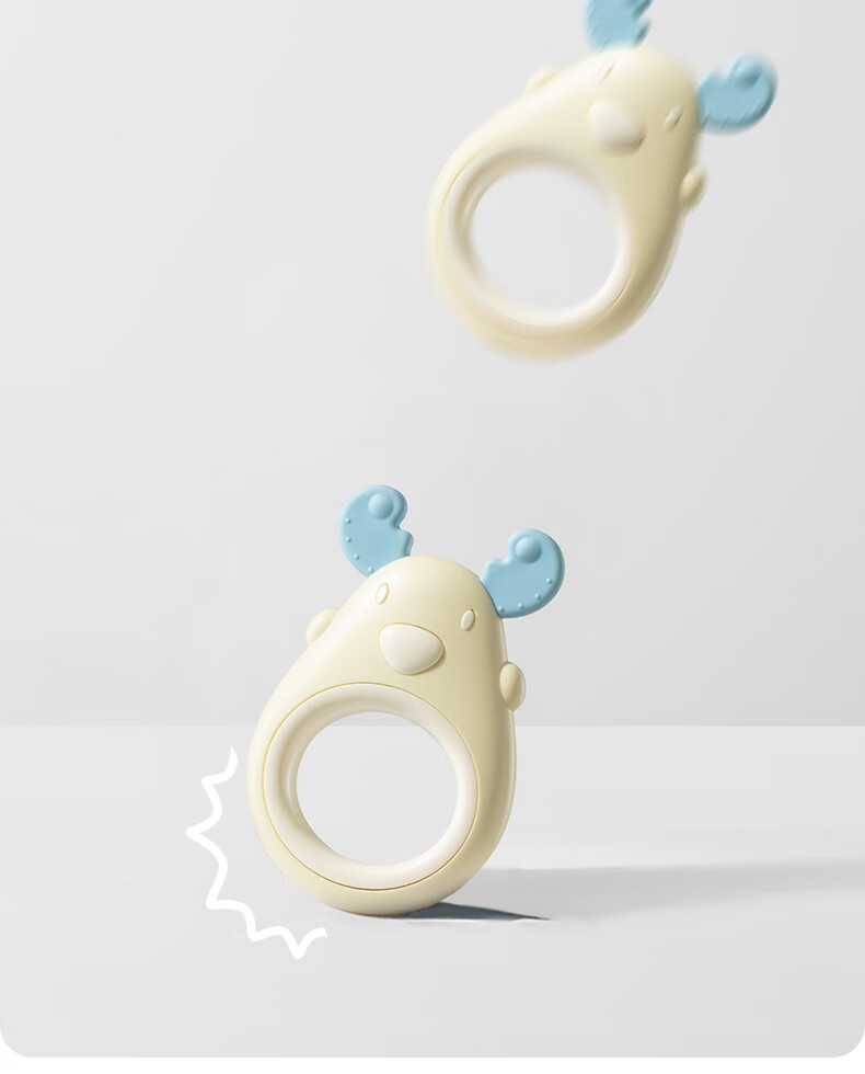 Beitaisi Baby Rattle Toy, Chewable Teether, Infant Toy Gift Box, 0-6 Months And 1 Year Old Grip Training, 6-Piece Set 15