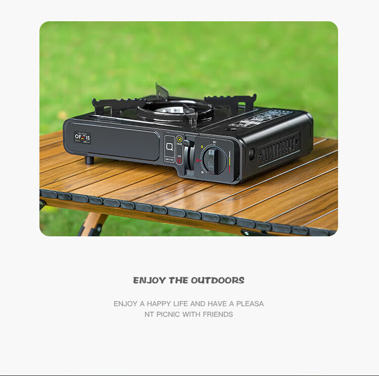 OFEIS Portable Stove, Explosion-Proof Outdoor Stove, Magnetic Stove, Camping Stove, Kasha Stove, Wilderness Gas Stove 2