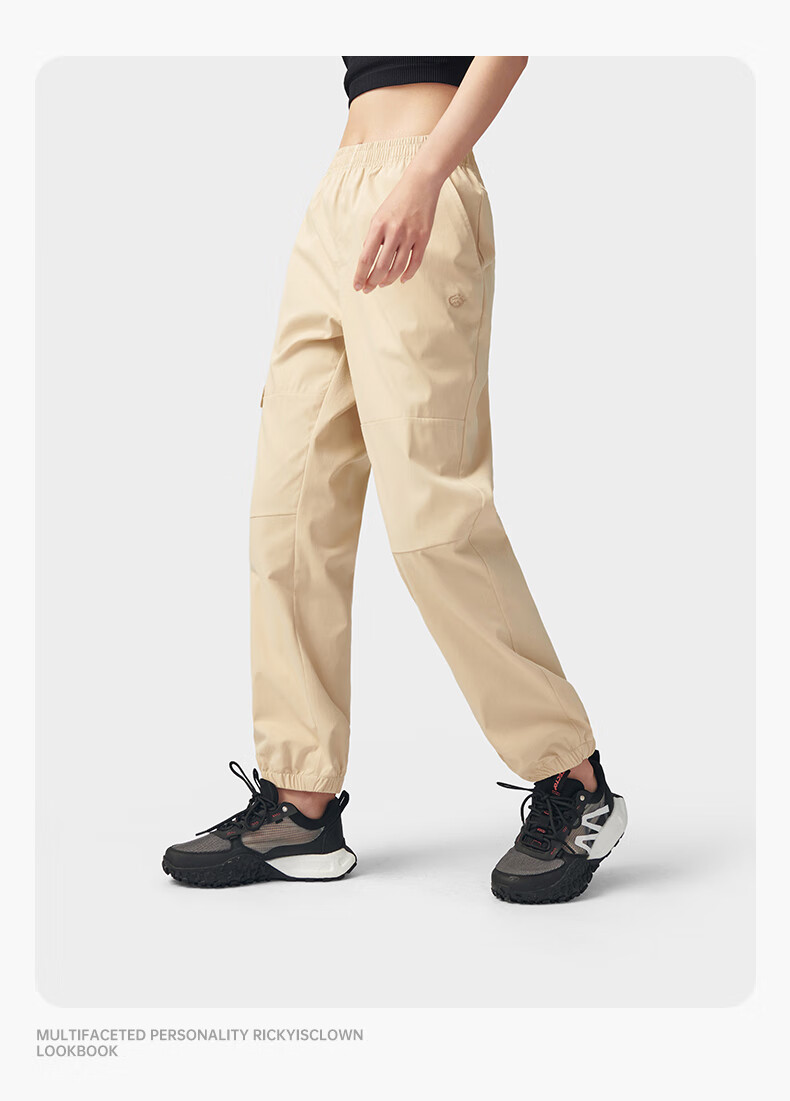 TECTOP Outdoor Lightweight Casual Pants, Couple's Loose-Fit Trousers 2412293XX Men's Classic Black L 42