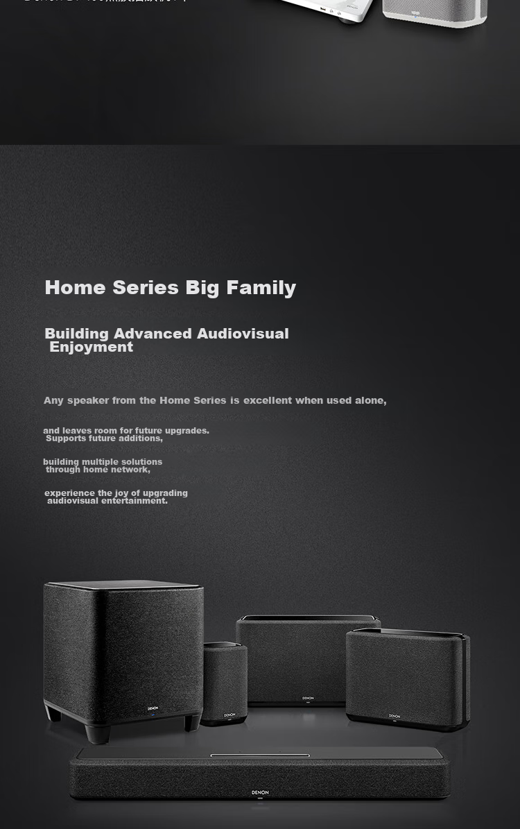 DENON HOME 250 Wireless Bluetooth Speaker, Hi-Fi Sound System, WiFi Bluetooth USB Stereo Pairing, Aux And Multi-Room Music, White Graduation Gift, Father's Day Present 15