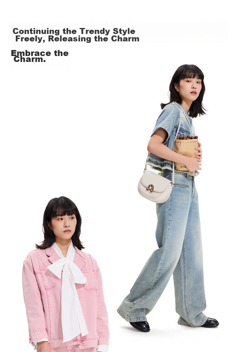 AMAZING SONG Women's Chestnut Leather Crossbody Bag, Niche Fashion Simple Versatile High-End Commuter Shoulder Bag Gift 11