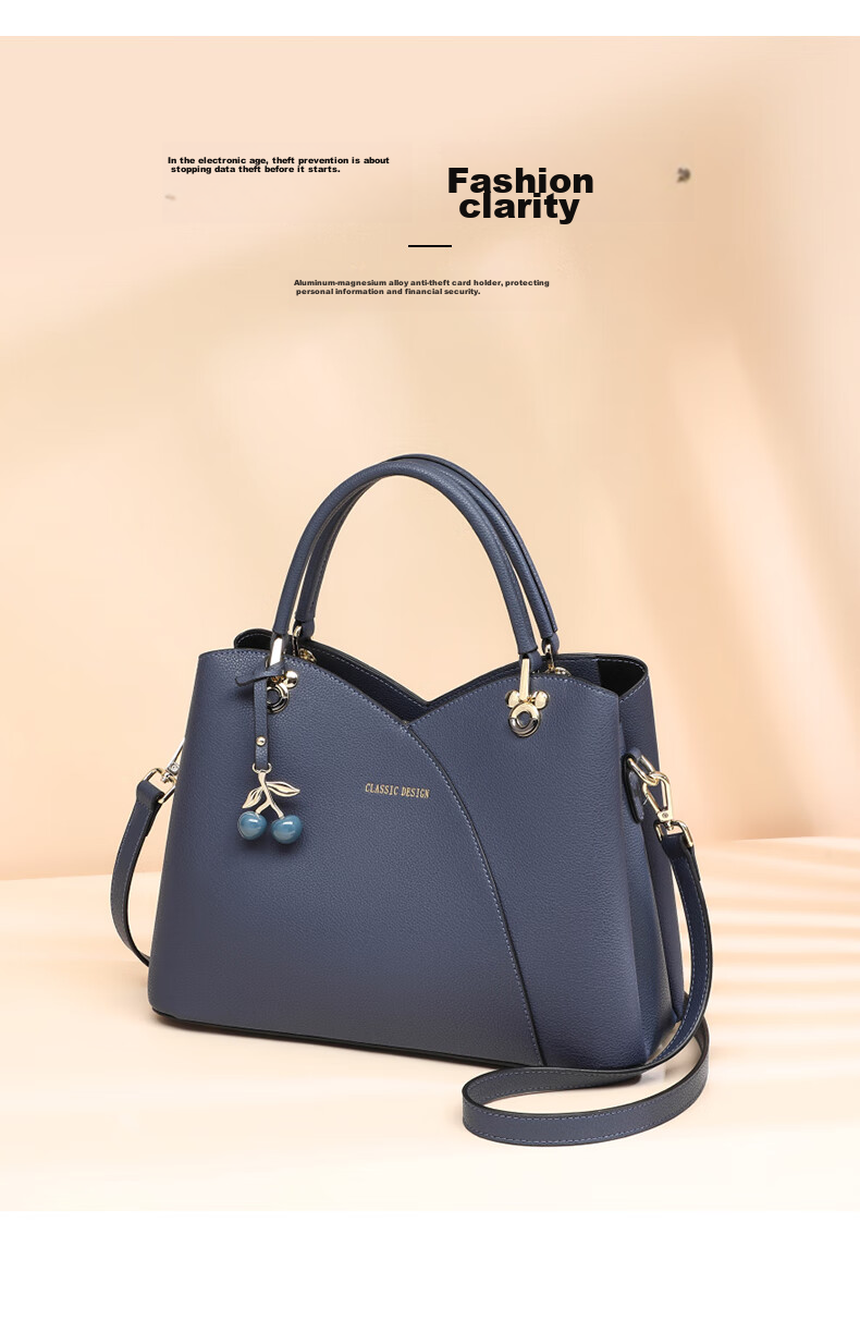 Viney Leather Handbag for Women, High-End Mom Bag, Middle-Aged Tote And Crossbody Bag, Practical Birthday And Mother's Day Gift for Mom 1