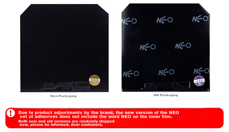 DHS NEO Kuangbiao 3 Provincial Set, Table Tennis Rubber Reverse Rubber Set, Red 39 Degrees 2.15 3