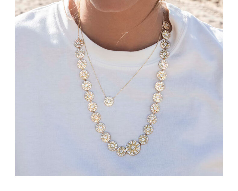 APM Monaco Soleil Necklace + Earrings, High-End Gift Set for Women, Girlfriends, Wives, Birthday Present 7