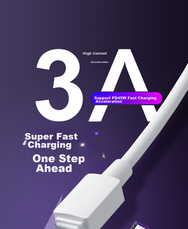 ESCASE Type-C Data Cable, Fast Charging Cord, 100W Fast Charge, PD Fast Charge, 5A, 2 Meters, E Chip, Student Party, Car Use, Business Trip, Multi-Device, CC-100 TPE Material 1