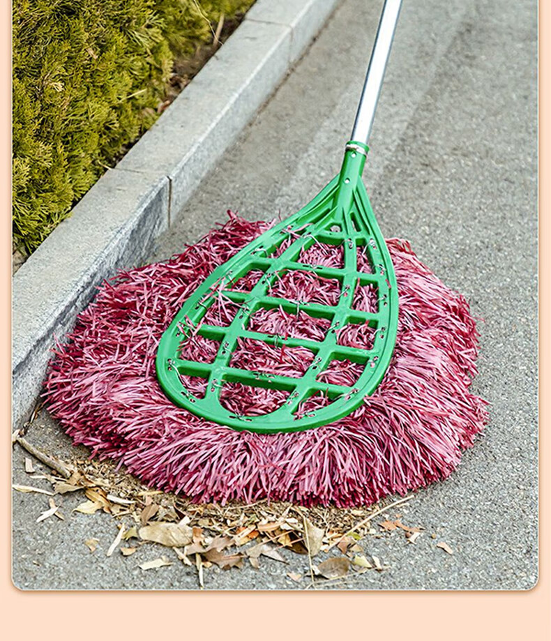 Aoyida Plastic Broom, Large Yard Sweeper, Thick Street Sweeping Broom for Sanitation Workers, Leaf And Dust Broom for Courtyard And Street Cleaning 14