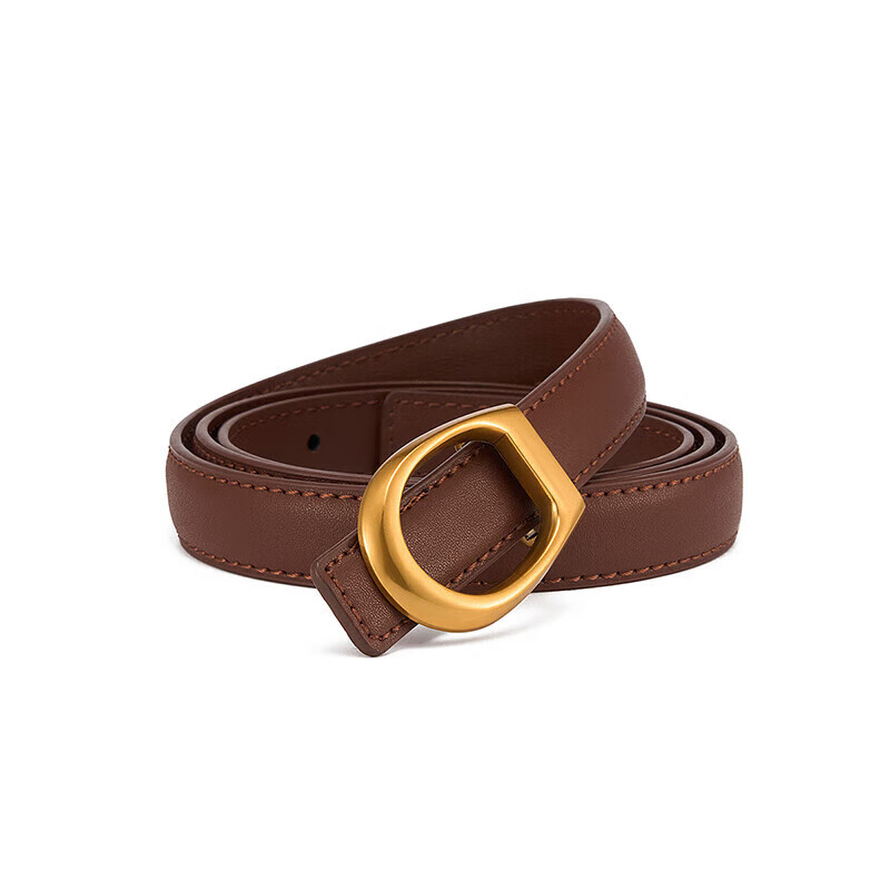 RED DRAGONFLY 2026 New Genuine Leather Belt, Women's Waistband, Fashionable Slim Waist Pants, Birthday Gift for Mom, Comes with Gift Box