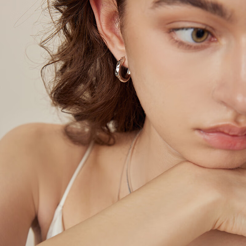 Серьги Arsis MIX&MATCH COLLECTION "Поток", золотистые, крупные