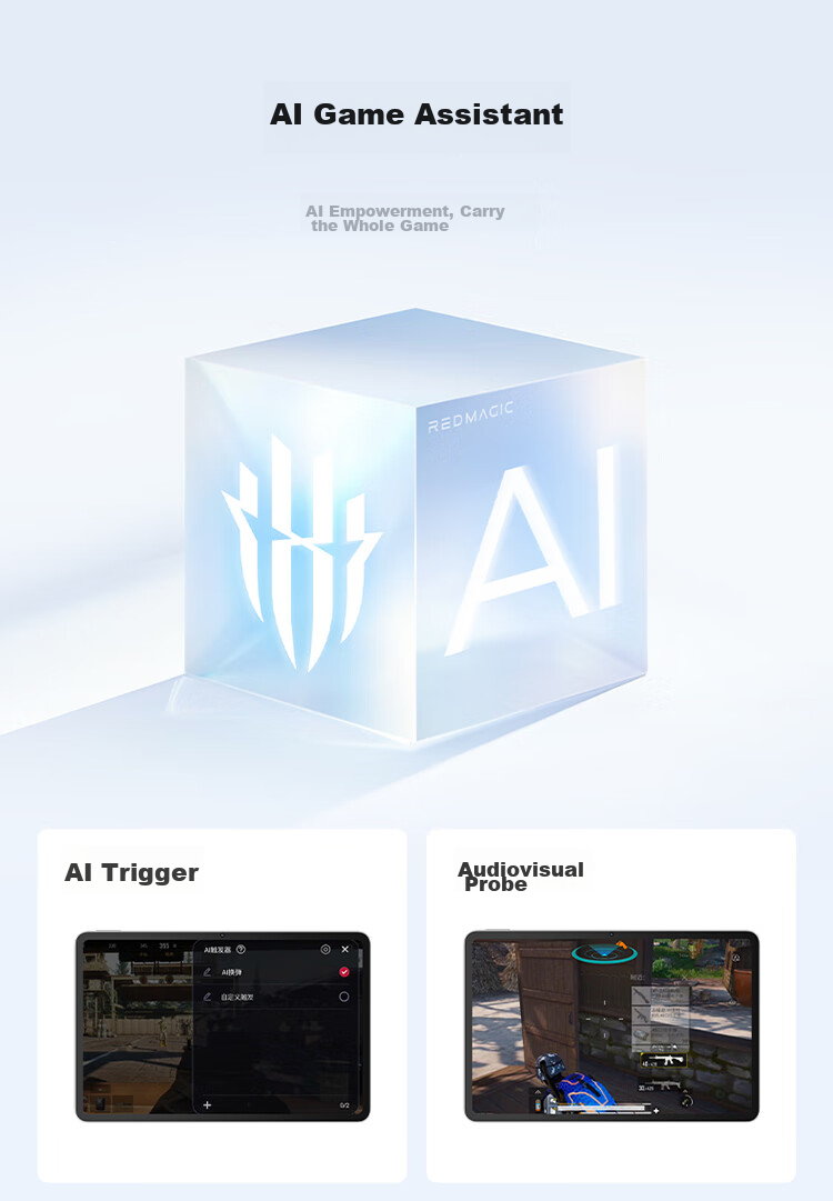 Nubiyahongmo Gaming Tablet Pro, 10.9-Inch LCD Screen, Snapdragon 8 Gen 3 Leading Edition, 2.8K 144Hz, 10100mAh Battery, 12GB+256GB, Dark Night, Gaming Tablet Computer 19
