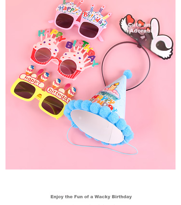 Jidukongjian Birthday Party Decorations Set with Balloons, Banners, And Decorations for Children's First Birthday Party, Photo Props 2