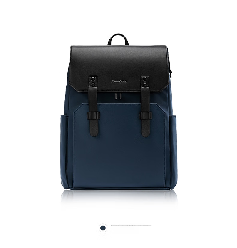 Xinxiuli Laptop Backpack 15.6-Inch Genuine Leather Shoulder Bag Large Capacity Business Travel Bag Gift NV0 13
