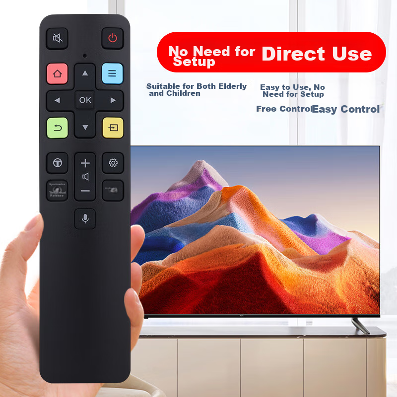 Пульт ДУ Qinxuan RC801C/D для телевизоров TCL, голосовое управление, Bluetooth
