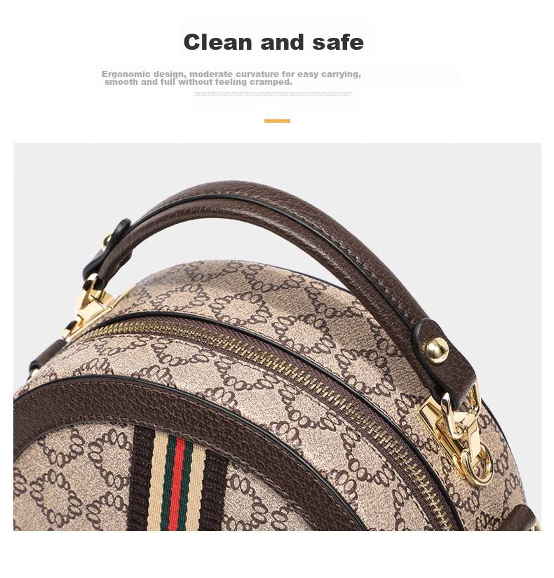 Aiqinghai Handbag, Women's Small Round Bag, Phone Pouch, Crossbody Shoulder Bag, Light Luxury Brand, Birthday And Mother's Day Gift, Practical Present for Mom 13