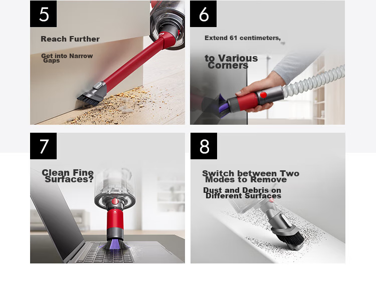 DYSON V12n Detect Slim Nautik Absolute Vacuum And Mop Combo, Cordless Handheld High-Suction All-In Cleaner for Pets, Dust Mites, Wet And Dry Cleaning 5