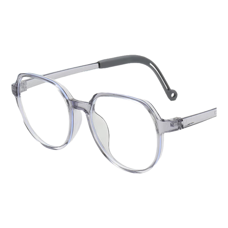 LOVECRAFT Anti-Blue Light C6-Gray (Ages 9-14) Ultra-Light Children's Radiation Myopia Glasses, Non-Prescription Glasses, Protective Eyewear Frame