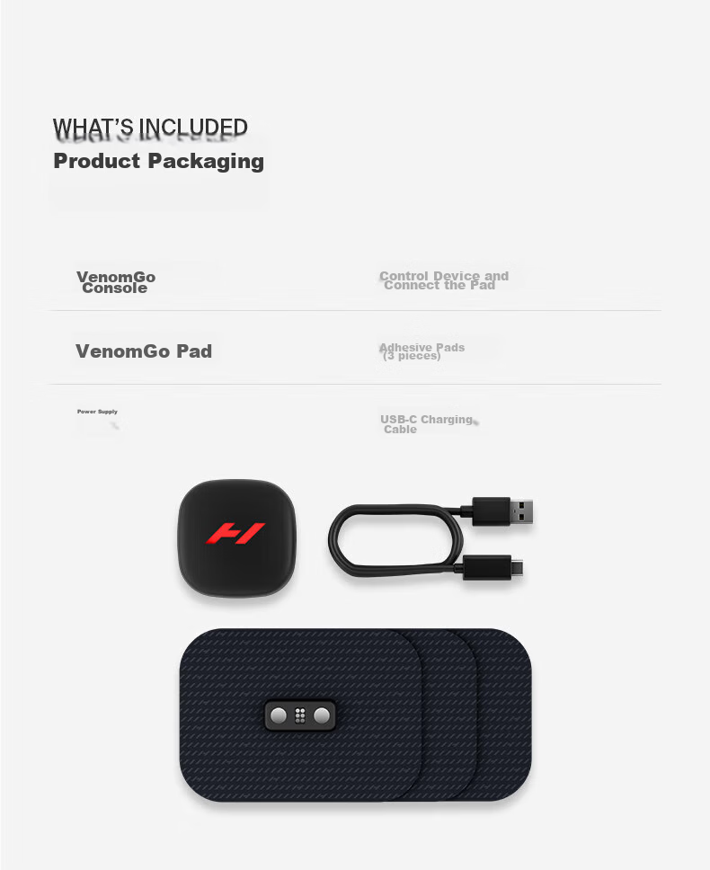 HYPERICE Massage Device with Heat Therapy, Vibration And Muscle Relaxation, Portable Magnetic Patch, Venom Go, Gift for Me 10