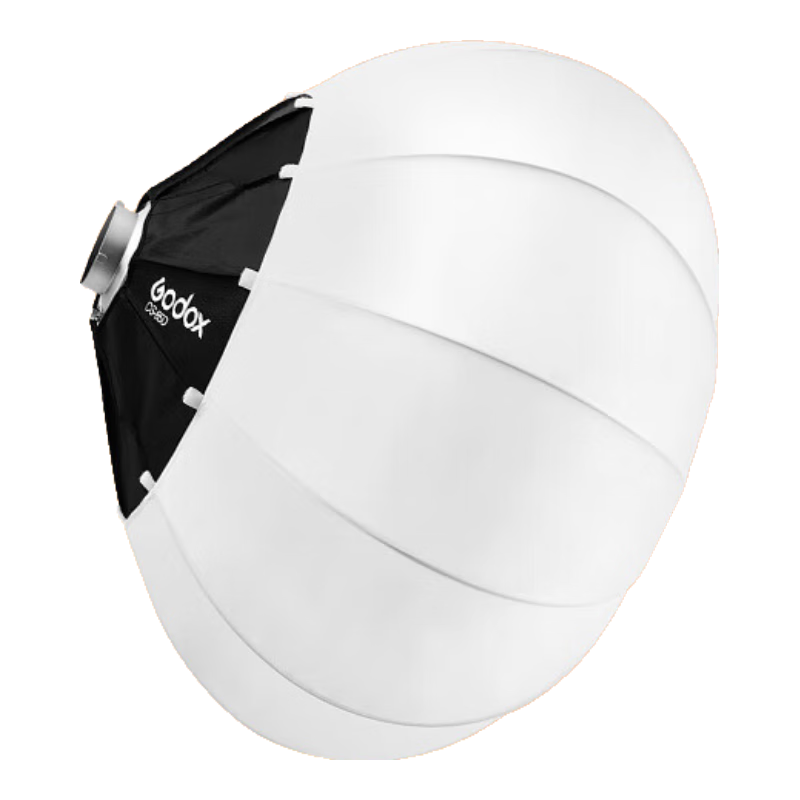 Godox Portable Softbox Light, 65cm Quick-Install Diffusion Dome, for Photography And Live Streaming, Foldable And Collapsible, Spherical Soft Light Box