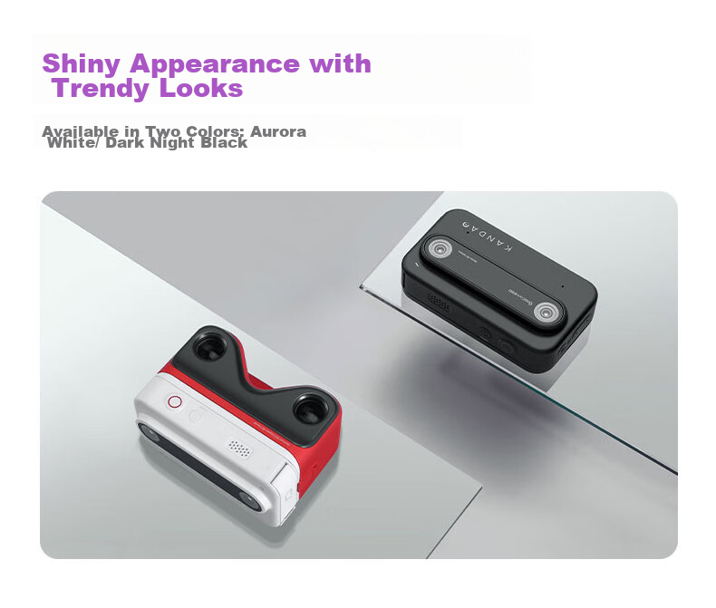 KanDao Sees Cool QooCam EGO Instant View 3D Camera, Dual-Lens 4K Action Camera VR Compatible, 3D Instant Capture, Sees Technology 3D Camera, Black 29