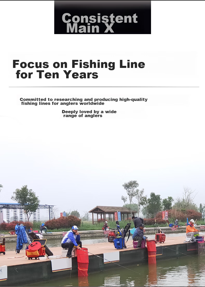 Qianshou Fishing Line, Imported from Japan, Genuine Product, Ultra-Soft Main Line with Strong Pulling Force, for Platform Fishing And Black Pit Fishing, Line Diameter 0.6 12