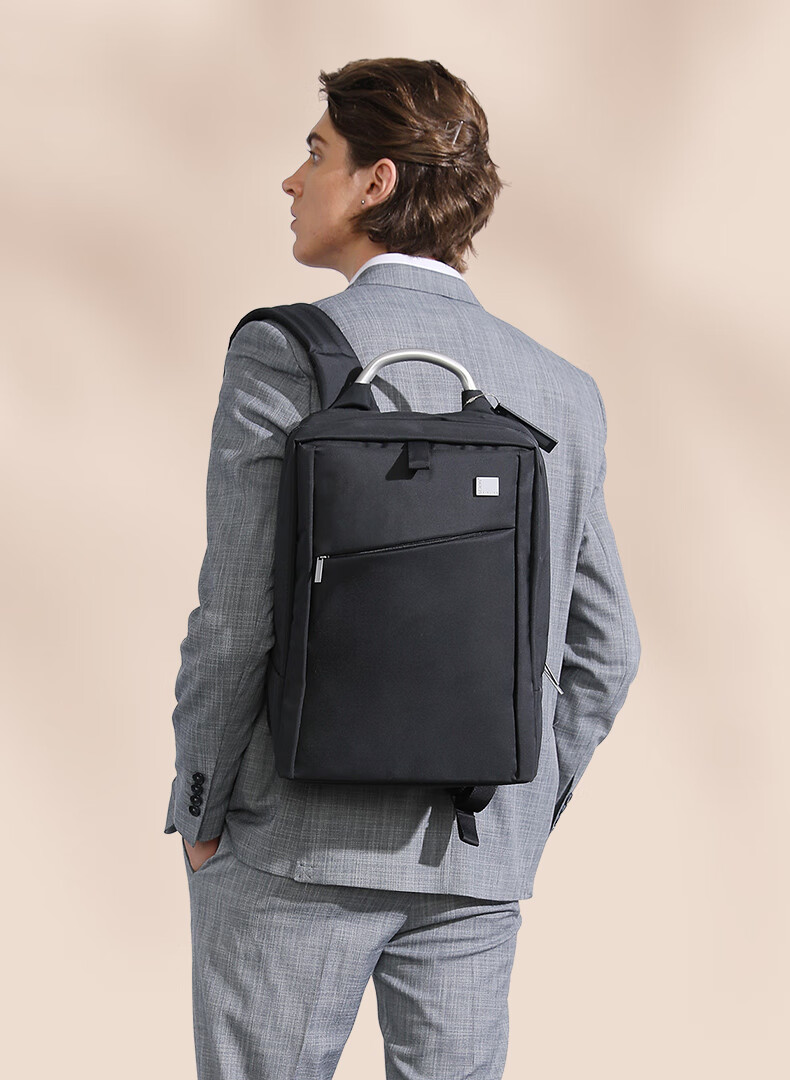 LEXON Laptop Backpack, 14-Inch Business Water-Resistant Commuter Notebook Bag, Lightweight Student Schoolbag Gift for Me 14