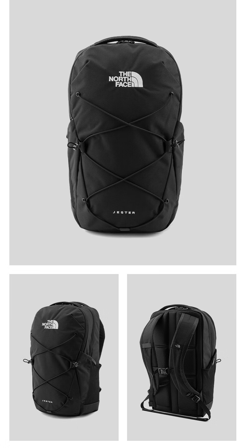 The North Face Backpack, Outdoor Classic Commuter Travel Rucksack, 3VXF, Black/4H0, 28 Liters 2