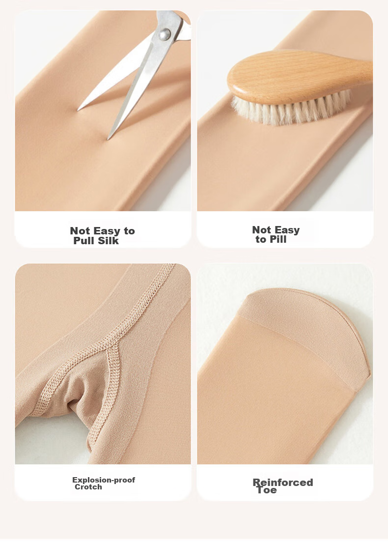 LangSha Detachable Leggings for Women, Bare Leg Effect, Stockings for Autumn And Winter, Double-Layered Fake Translucent Skin, Thickened And Fleece-Lined, Suitable for Outdoor Wear 16