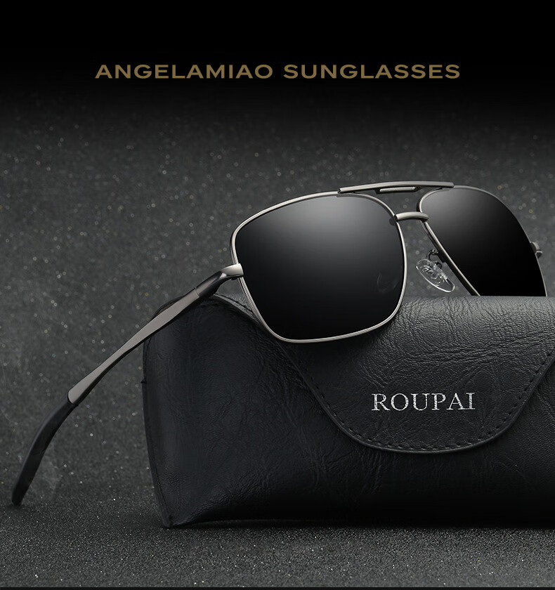 Angelamiao Polarized Sunglasses for Men, Driving And Fishing, Anti-Glare, Day And Night Use, Women's Sports Cycling Sunglasses, Father's Day Gift 2