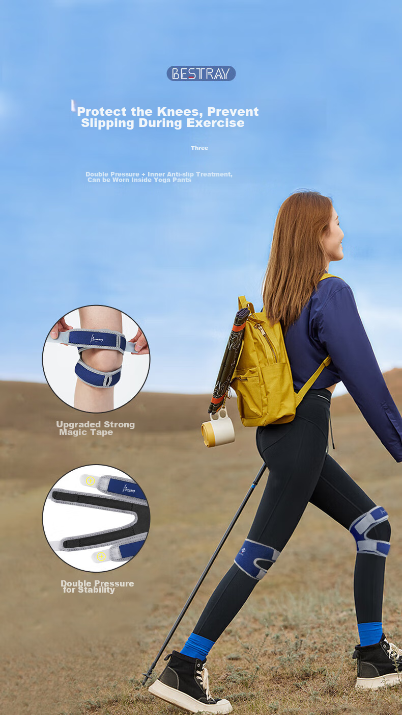 Bestray Climbing Knee Pads for Hiking, Outdoor Trekking Knee Protectors for Men And Women, Professional Sports Knee Protectio 6