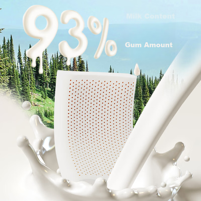 Jinxiangshu, Imported Cervical Pillow from Thailand, Rubber Pillow, 93% Natural Latex Pillow, Thai-Style Pillow, Breathable Wave Pillow, Gift Box