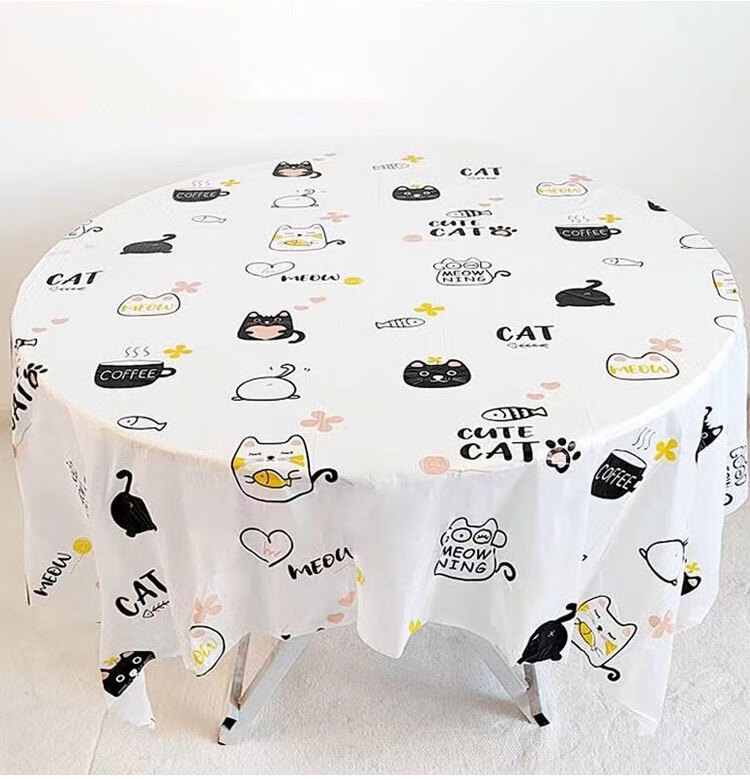 YOUAO Disposable Tablecloths, 160cm, 10 Pieces, Thickened Camping Outdoor Placemats, Printed Tablecloths, Outdoor Dining Mats for Gatherings 8