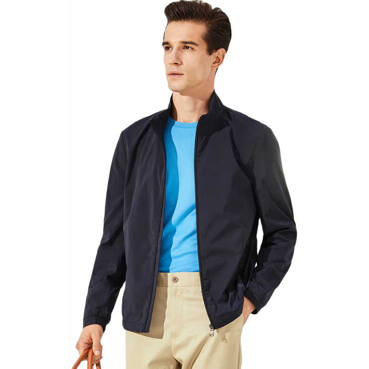 YOUNGOR 26 Spring New Business Stand Collar Short Executive Jacket Navy Blue M 170/92A