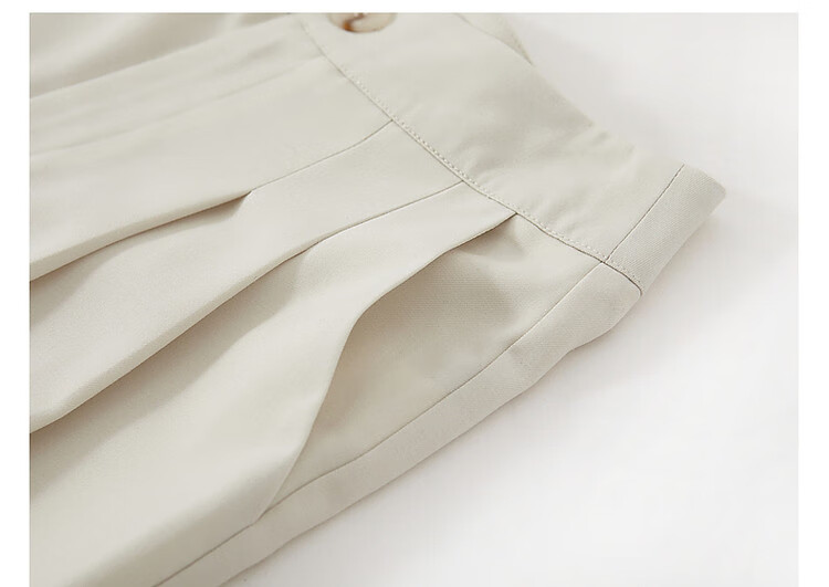 Dme [Casual Skyline] Spring And Autumn Commuter Style Slimming Slightly Stretchy Harem Cropped Pants Thin TR Casual Trousers for Wome 9
