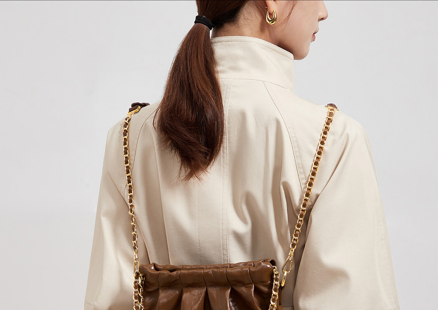Cnoles Women's Handbag, 2026 Latest Style, Ladies' Single And Double Shoulder Crossbody Small Bag, Light Luxury High-End Brand, Hobo Bag, White 25