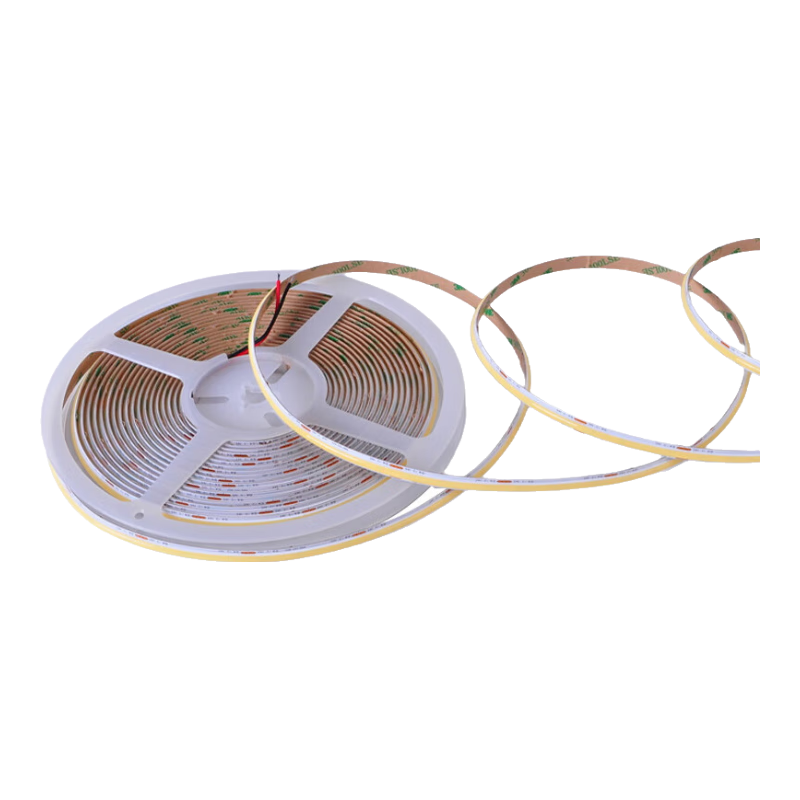 JIAOJIAOZHE COB Low-Voltage Linear Light Strip, 10 Meters Warm Light, 24V Self-Adhesive Recessed Ceiling Strip Light for Living Room