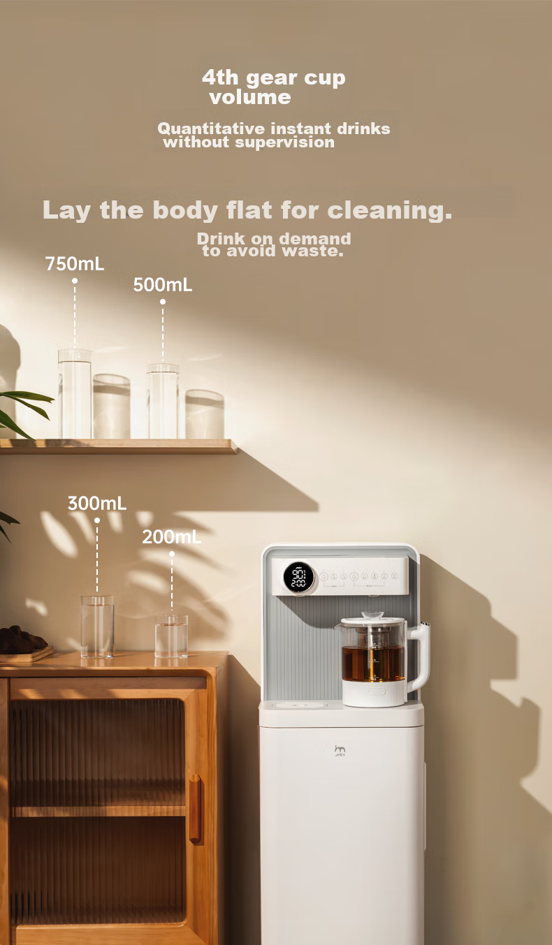 JMEY Instant Hot Water Dispenser, High-End Smart Tea Bar Machine for Home Use, Direct Drinking Machine, Bottom-Loading Water Tank, Electric Kettle, All-In Machine for Living Room And Office, C5PLUS 12