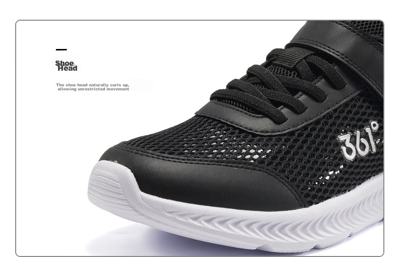 361° Children's Shoes, Kids' Running Shoes Summer Boys And Girls Breathable Lightweight School Shoes Light Cushioning Running Shoes, Blue Size 37 13