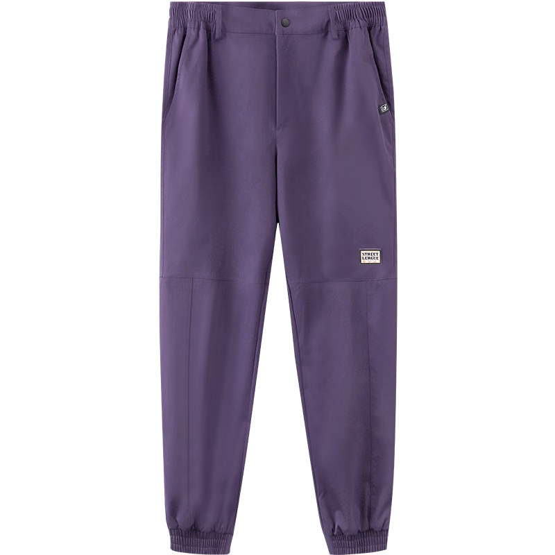 CAMEL Women's Sports Casual Pants, Water-Repellent Woven Jogger Sweatpants, J23CAVLR059, Sweet Grape Purple, Size L