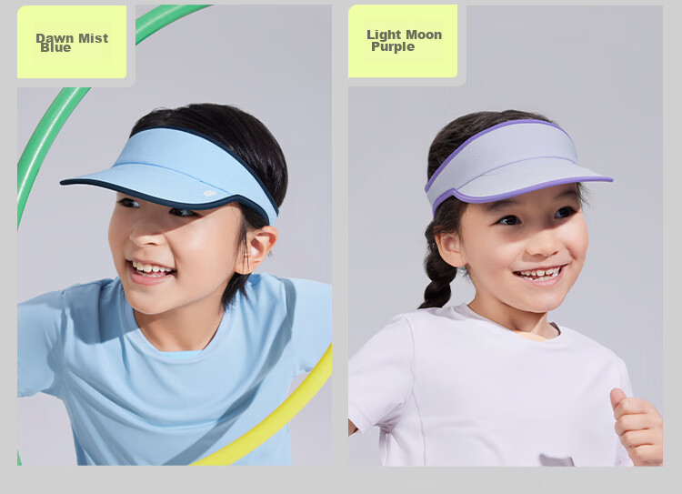 Beneunder Children's Sun Protection Hat, Sun Visor Cap for Boys And Girls, Open-Top Sports Baseball Cap DS56824, Raspberry Red 31