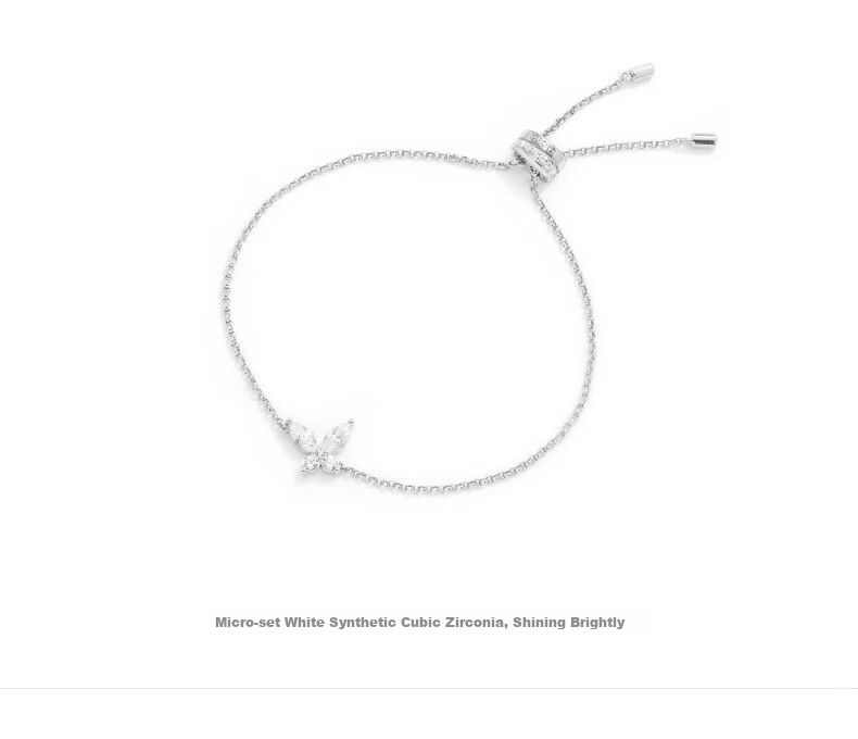 APM Monaco Butterfly Adjustable Bracelet, Luxurious And Elegant, Perfect Birthday Gift for Girlfriend Or Wife 4