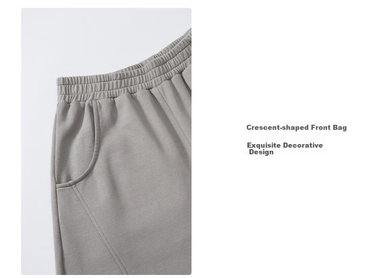 Dme [Zizai Weitui] High-Waisted Loose Wide-Leg Cropped Pants for Women, Spring And Autumn Best-Selling Style, Washed Casual Long Trousers 4