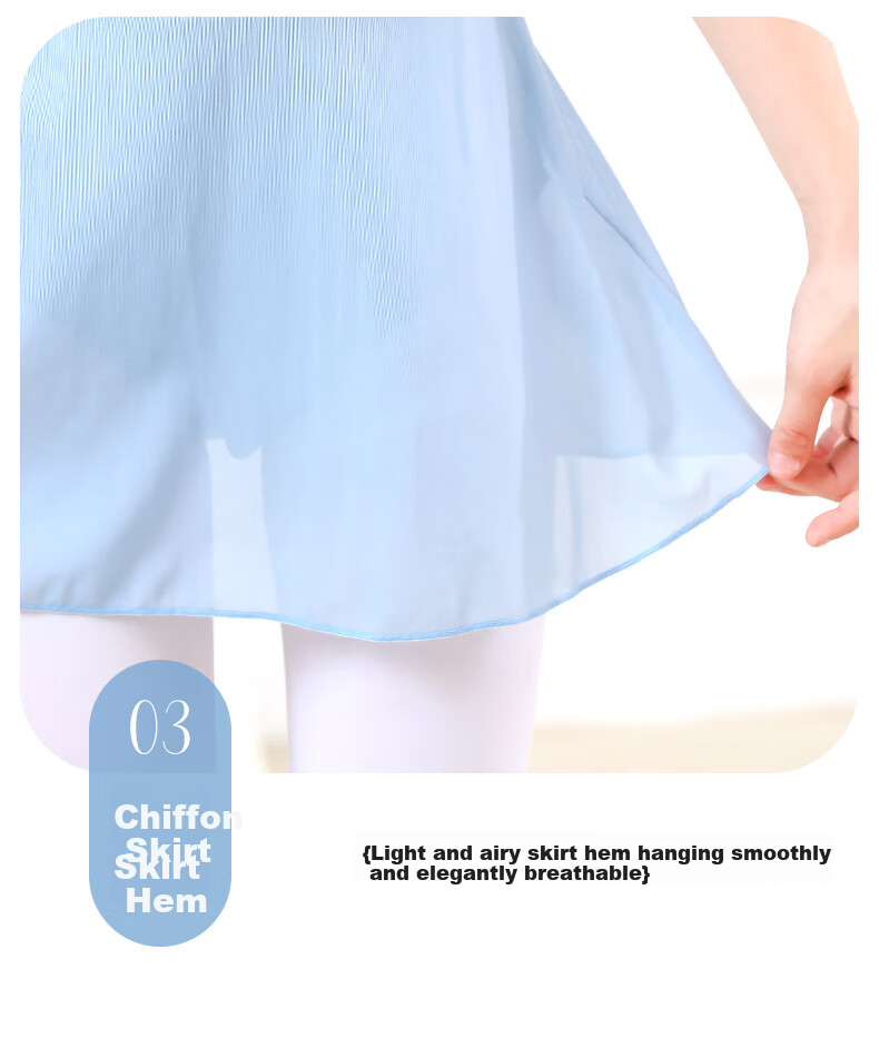 Zhiyouban Children's Ballet Dance Dress, Girls' Spaghetti Strap Dance Dress, Professional Art Exam Dance Performance Costume for Girls' Gymnastics Practice And Shows 8
