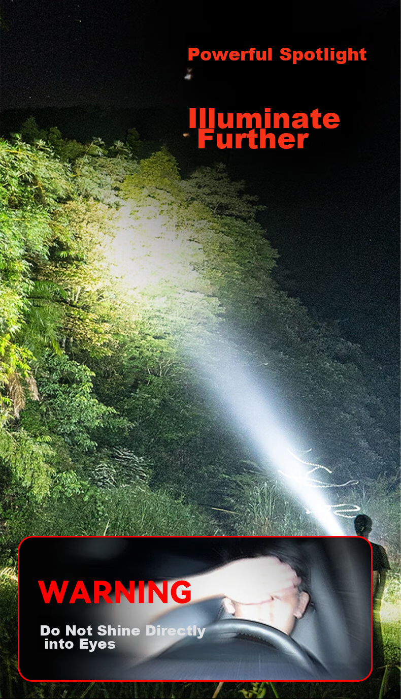 PHILIPS Flashlight, High Brightness, Long Battery Life, Outdoor Survival, Super Bright, Home Use, Compact Outdoor Lighting, Emergency Light SFL2185 4