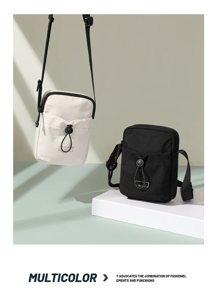 GOLF Shoulder Bag for Men And Women, Casual Crossbody Bag, Water-Resistant Phone Pouch, Lightweight Versatile Outdoor Sports Messenger Bag 22
