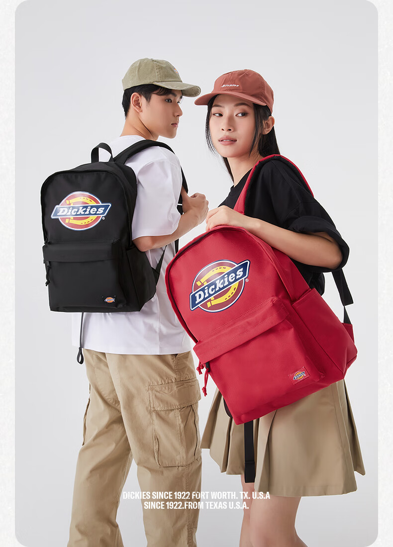 Dickies Women's Backpack Large Capacity School Bag for High School Students Multi-Compartment Casual Travel Laptop Bag 9