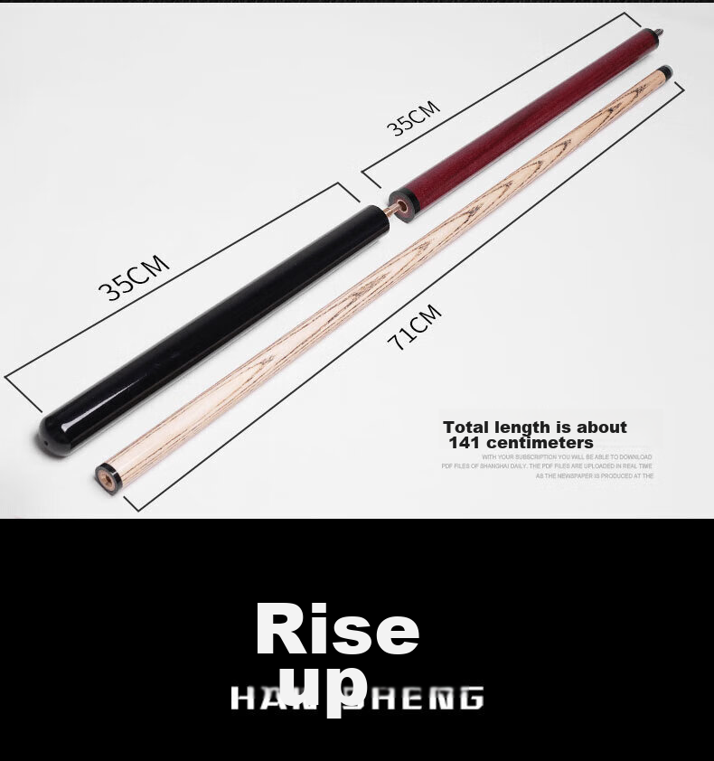 Jingnan Pool Cue, Jump Cue, American Open Cue, Big Head Cue, Three-Section Detachable Cue, Jump Cue 14mm 3
