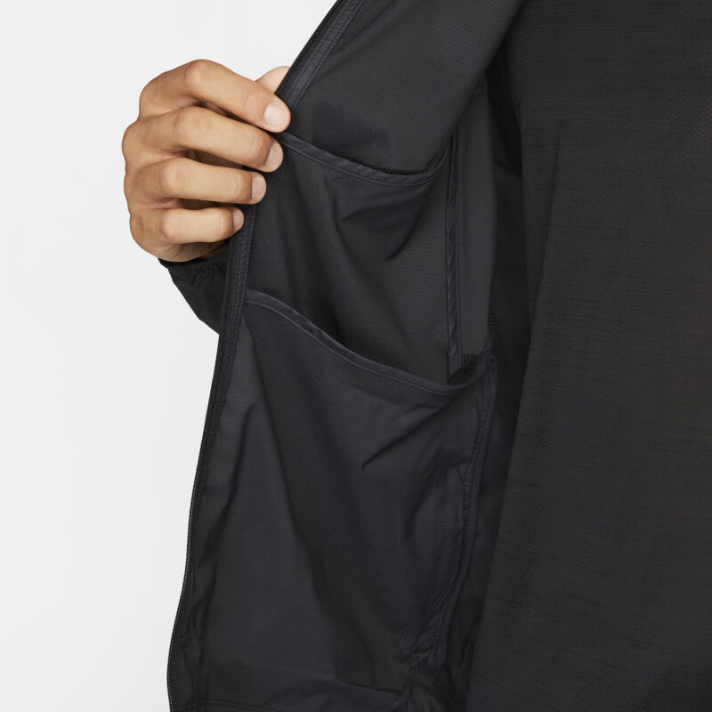 NIKE Slim-Fit Stand Collar Women's Long-Sleeve Jacket, Sporty Casual IB1999-010 Black L 6
