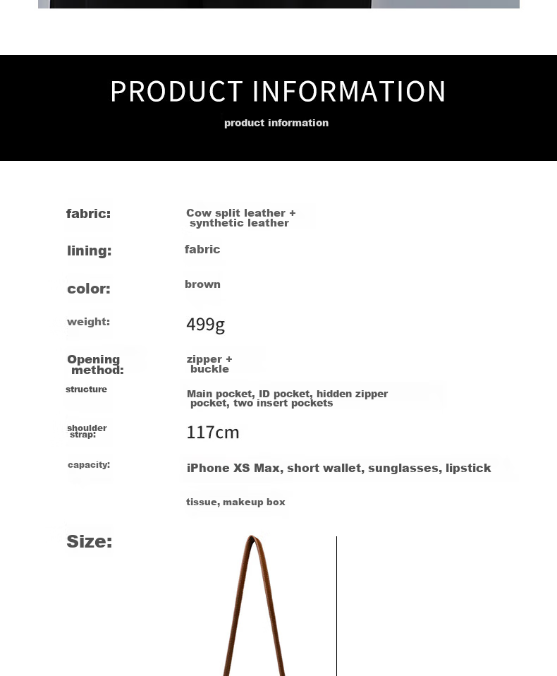 C.BANNER Leather Handbag, Women's Shoulder Crossbody Bag, Light Luxury Small Square Bag, Fashion Brand Birthday Gift for Girlfriend on May 20 4