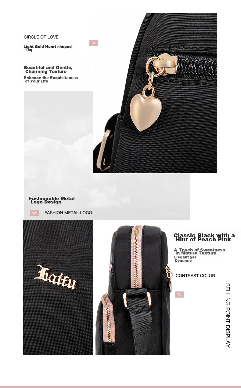 Laifu Handbag, Women's Shoulder Crossbody Bag, Casual Versatile Ladies' Small Square Bag, Phone Pouch, Birthday Gift 8